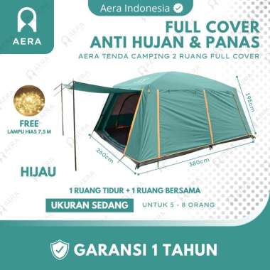 AERA Tenda Camping Full Cover | Tenda Camping keluarga | Tenda Camping 2 Ruang | Tenda Camping Doubl