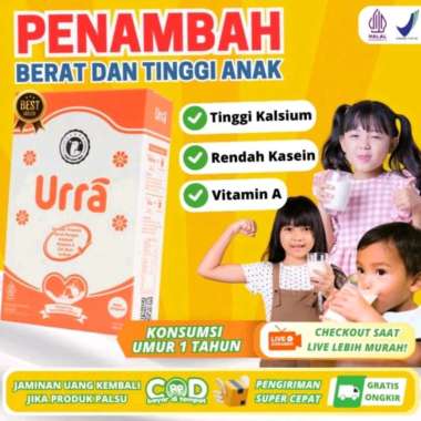 URRA Susu Kambing Saneen 200gr Untuk Penambah Berat Badan Anak & Tinggi Badan Anak