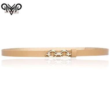 Sabuk wanita model cantol fashion baju dress wanita C1L-067 Murah Tan 110cm