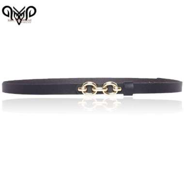 Sabuk wanita model cantol fashion baju dress wanita C1L-067 Murah Hitam 110cm