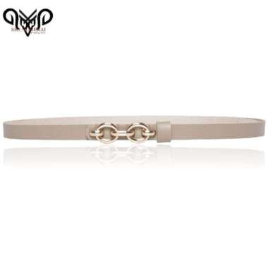 Sabuk wanita model cantol fashion baju dress wanita C1L-067 Murah krem 110cm