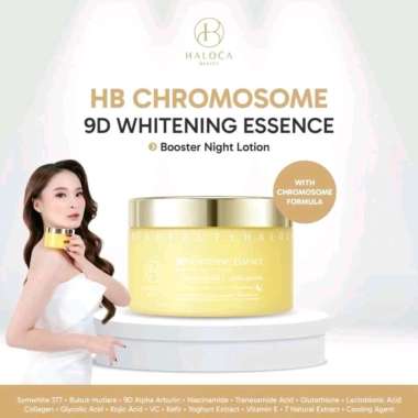Haloca HB CHROMOSOME 9D Whitening Essence Booster Night HB Dosting Haloca Beauty Niacinamide Collage