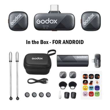 Godox CUBE S Wireless Microphone CUBE-S Mic Wireless for Smartphone Android & IOS Android Type-C