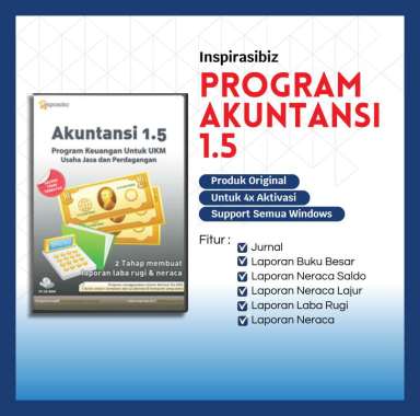 Program Akuntansi 1.5 | Software Akuntansi | Program Keuangan Untuk UKM | Inspirasibiz