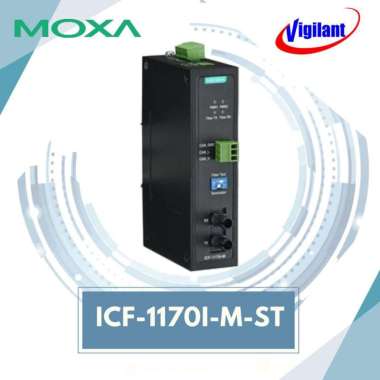Moxa ICF-1170I-M-ST CANbus to fiber converter, multi-mode, ST connecto