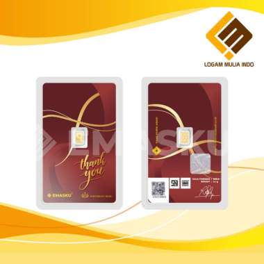 LOGAM MULIA MICRO GOLD EMASKU 0.1GRAM THANK YOU SERIES