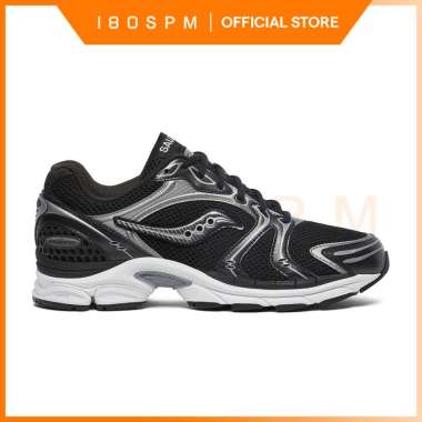 SAUCONY - ProGrid Heritage - Black / Silver | Sepatu Lifestyle Pria dan Wanita 44