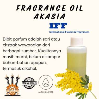 Aroma Akasia Bibit Biang Parfum Original IFF 1 Liter / Fragrance Oil Laundry 1 Liter Akasia