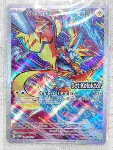 Pokemon Indonesia Card Zeraora Foil 159/SV-P Set Kolektor Bimbingan Rasi