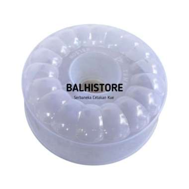 BLS016 Cetakan Jelly Puding Plastik Foodgrade/ Cetakan Kue Agar Plastik Lotus 15cm