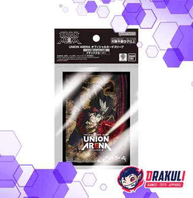 Union Arena Card Game Official Card Sleeve - Black Clover