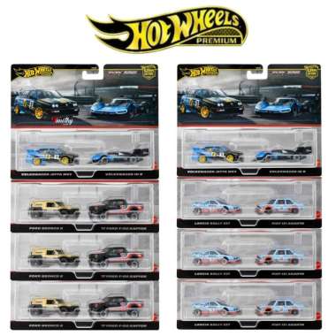 Hot Wheels Grosir Kartonan Premium 2 Pack HBL M VOLKSWAGEN FORD GULF