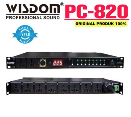 Power Squencer Wisdom PC 820 8-Channel wisdom pc820