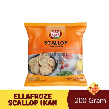 Ellafroze Scallop 200 Gr Olahan Ikan Frozen