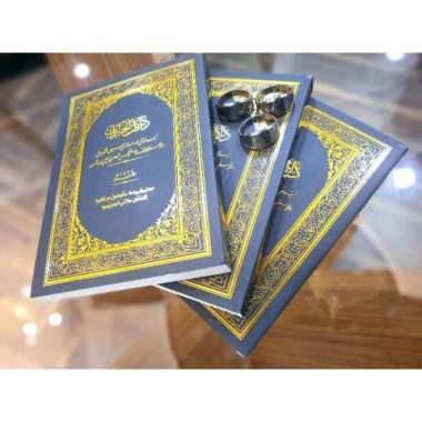 Cincin AL ZAHRA SEKUMPUL MARTAPURA +Kitab dalail khoirot ukuran Saku