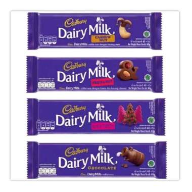 Promo Harga Cadbury Dairy Milk Black Forest 62 gr - Blibli