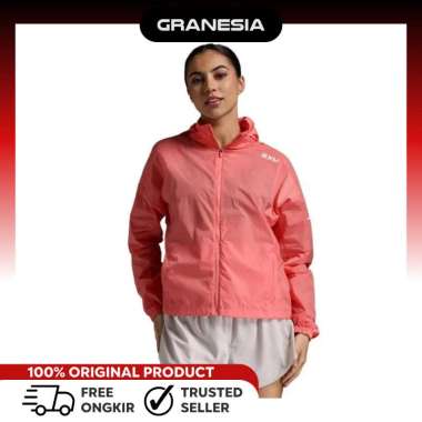 2XU Aero Windbreaker Women's Jacket WR7204APW|Jaket Zipper Olahraga Lari Wanita XS