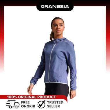 2XU Aero Women's Jacket WR7205ABH|Jaket Zipper Olahraga Lari Wanita L