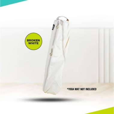 Premium Yoga Mat Bag | Tas Yoga Besar | Yoga Bag | Mat ukuran 1mm-8mm Broken White