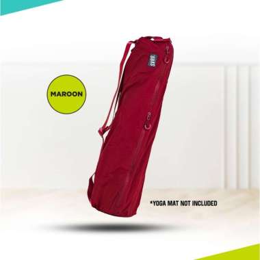 Premium Yoga Mat Bag | Tas Yoga Besar | Yoga Bag | Mat ukuran 1mm-8mm Dark Red