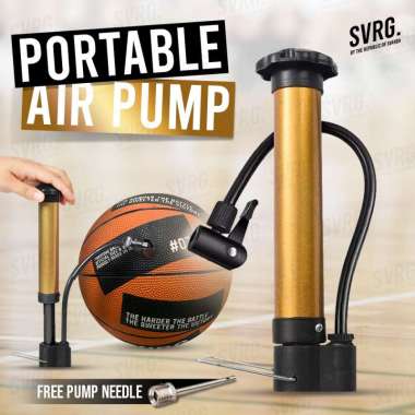 Svarga Portable Air Pump - Pompa Angin Bola Multifungsi - Hand Pump