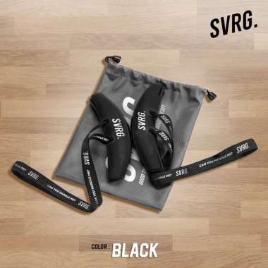 Svarga Horn Handles – Grip Fitness – Handle Pull Up – Weight Lifting Black