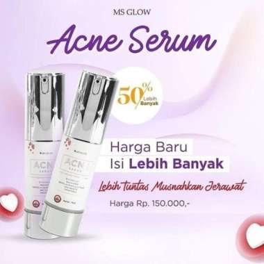 MSGLOW ACNE SERUM / JERAWAT, KOMEDO, BRUNTUS CUSTOMER