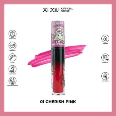 BPOM Xi Xiu Lip tint Dark Wonder Colour - 6 shade liptint 5gr 01 CherishPink