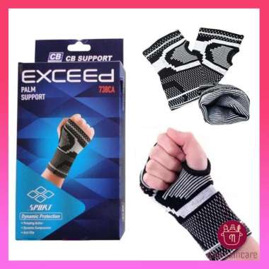 Sarung Tangan Fitness Badminton Gym Deker Pelindung Telapak Tangan Hand Support Deker Tangan
