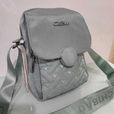 Tas Selempang Wanita Chibao CB G19-22-30 Kanvas Hijau Mint