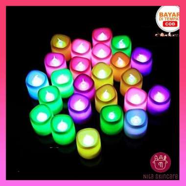 Lampu Lilin Electric Led Mini Lilin Lilin Led Hias Kamar Lampu Dekorasi Kamar Random