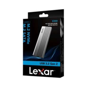 Lexar E350 SSD Enclosure M.2 NVMe / SATA SSD External Case USB 3.2 Gen2 Dual