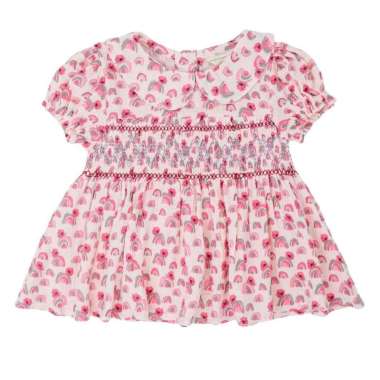 Harlow Kids - Frida Smocked Dress Kids My Rainbow Dusty XL