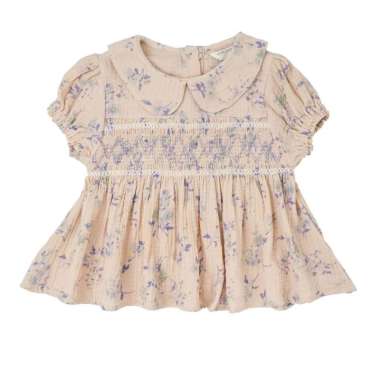 Harlow Kids - Frida Smocked Dress Kids Lily Choco XL