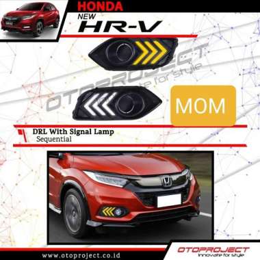 Lampu cover drl Fog lamp + sein running panah otoproject HRV 2018 Up