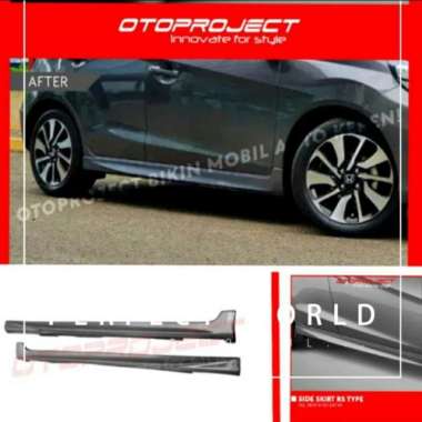 Otoproject Side Skirt BodyKit Samping All New Brio Putih