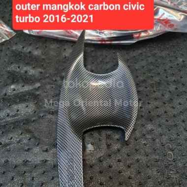 Outer handle cover mangkok pintu carbon All New Civic Turbo