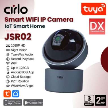 Cirlo Tuya Smart IP Camera WIFI 1080P-2.0MP JSR02 Black [Tuya SmartLife]