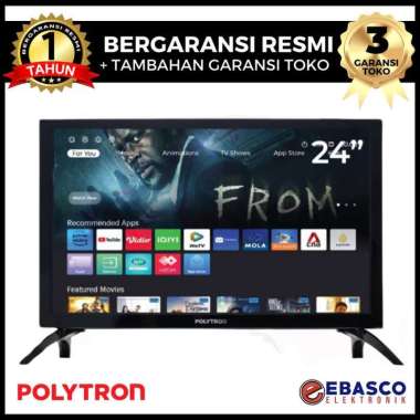 LED TV POLYTRON 24CV1869 Smart 24 Inch Digital HD Resolution