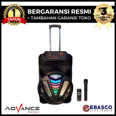 Speaker Portable Advance K1501 / K 1501 - Speaker Bluetooth 15 inch