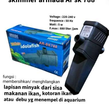skimmer Armada AR sk 788 pompa pembersih lemak air aquascape aquarium