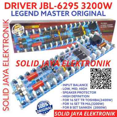 KIT DRIVER JBL 6295 JBL6295 JBL-6295 SUPER POWER AMPLIFIER -TR FINAL