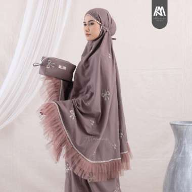 Mukena Dewasa Bordir Coquette | Mukena Bordir Pita Asgrey