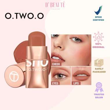 O.TWO.O OTwoo O Two O Makeup Blush Stick Hydrating Gloss Lip & Cheek Glow Colour Bounce Blush Beauty