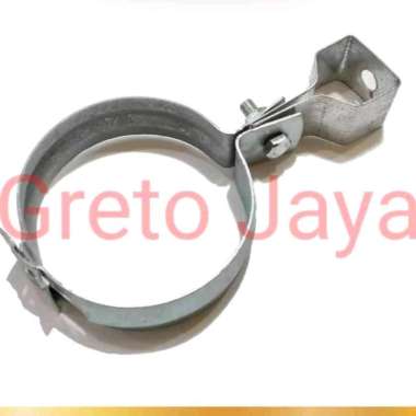 Klem Gantung Bulat Pipa PVC Tebal Clem Clamp Braket Bracket Hanger 1 1-1/2 2 3 4 inch inc inchi Clam