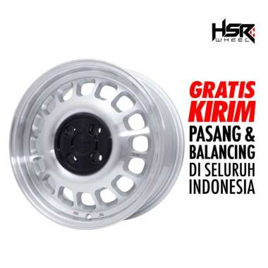 VELG HSR WHEEL BSI HSR R16X65 H4X100 ET42 SMFL SILVER MACHINE F/L