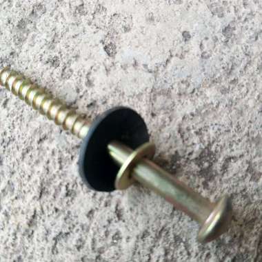 Sekrup Asbes Atap Fiber Komplit 2,5 Inch per 6 bh