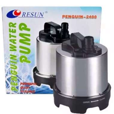 Resun pinguin 2400 pompa filter stainless vertical air mancur kolam ikan pompa aquarium kolam ikan t