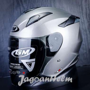 GM HELM KING FIGHTER BASIC SOLID | DARK GREY | SINGLE VISOR XL