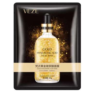 Masker Veze Gold Hyaluronic Acid Facial Mask Skin Care